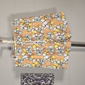 Floral print swim trunks